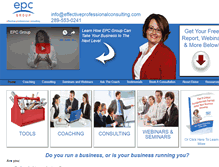 Tablet Screenshot of effectiveprofessionalconsulting.com